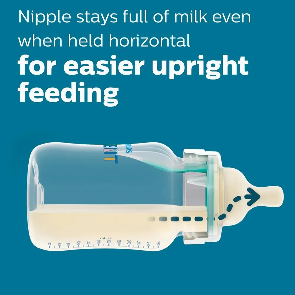 Avent Anti-Colic Baby Bottle Nipple - Flow 1 (0  Months)