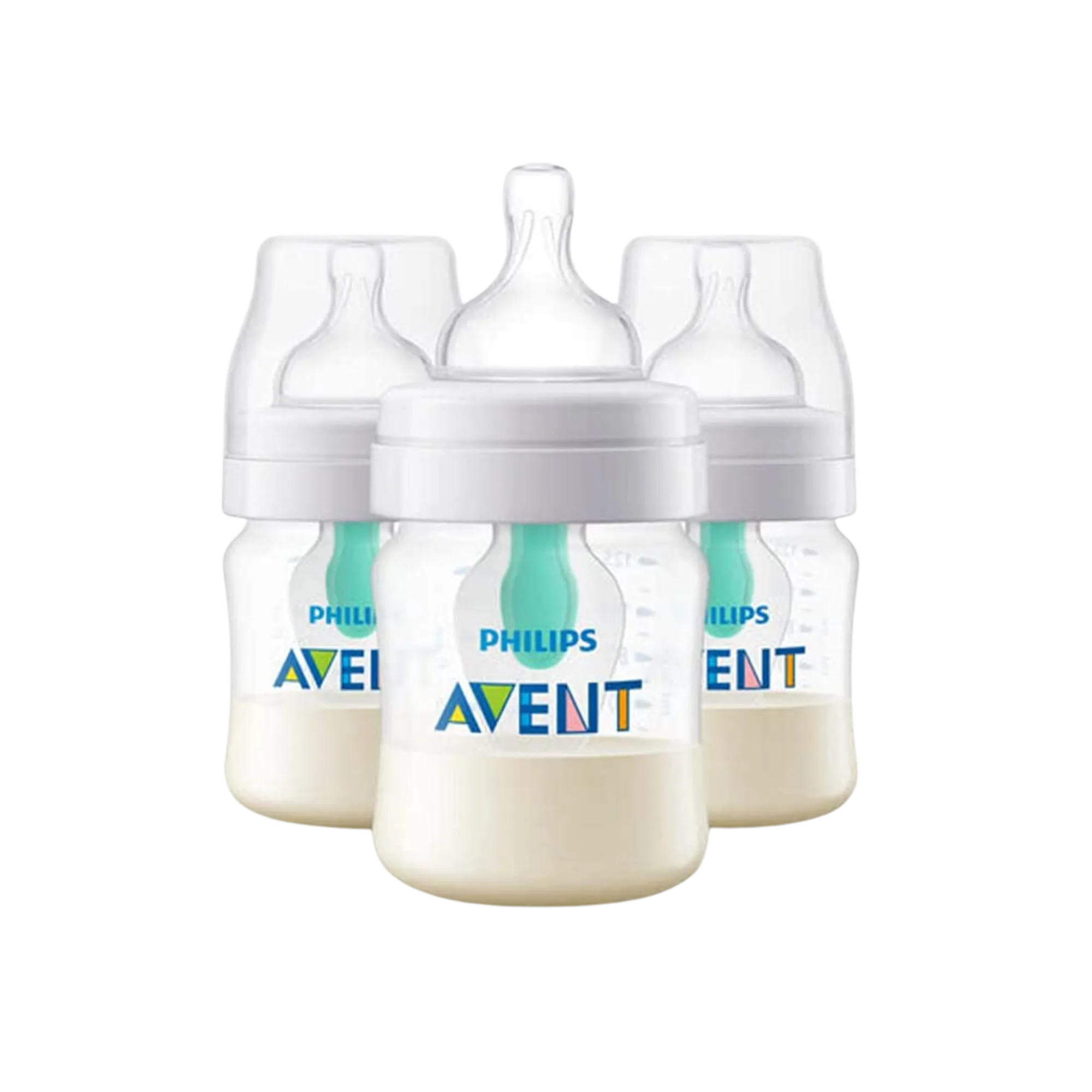 AVENT Anti-colic Baby Bottle with AirFree Vent - 4oz (3-Pack)
