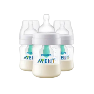 AVENT Anti-colic Baby Bottle with AirFree Vent - 4oz (3-Pack)
