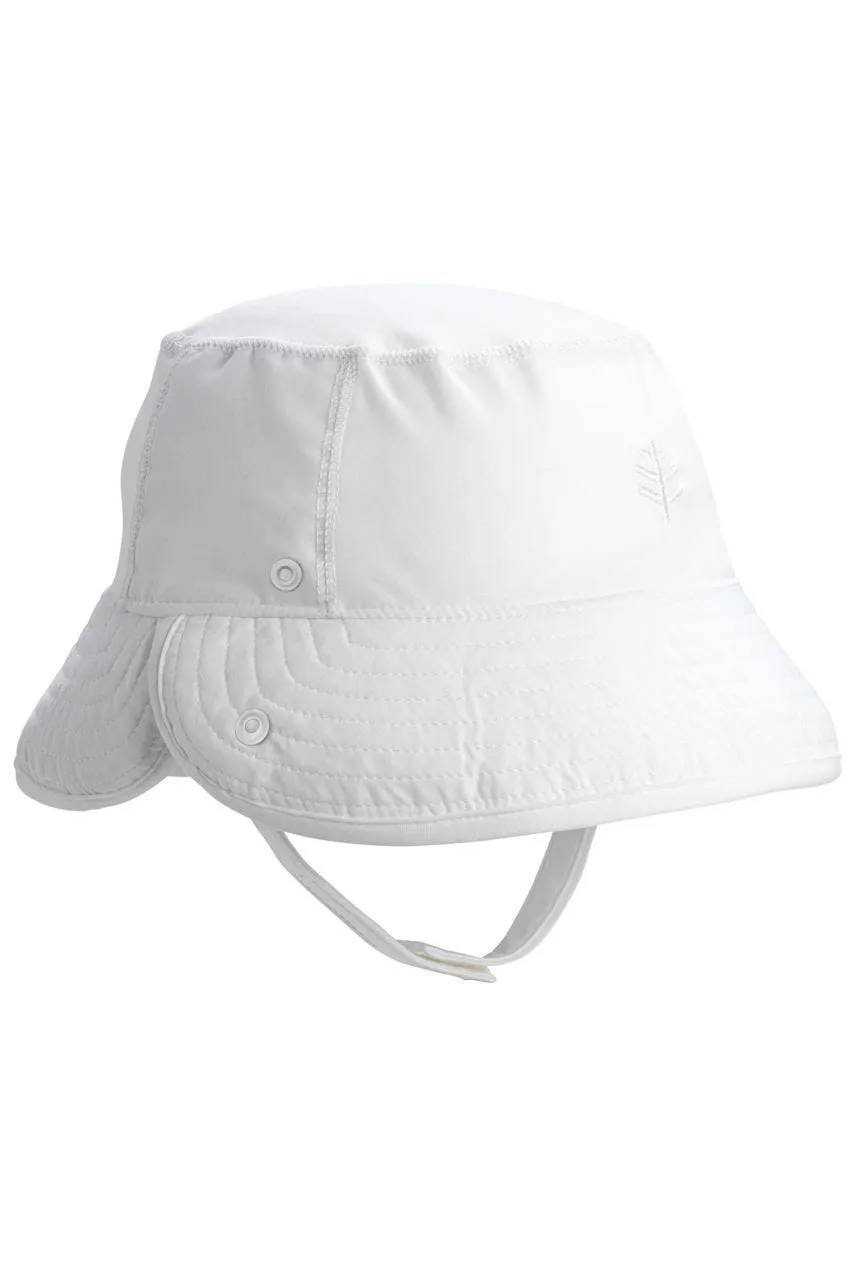 Baby Linden Sun Bucket Hat  |  White