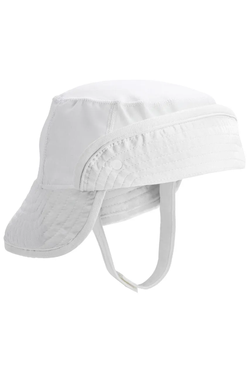 Baby Linden Sun Bucket Hat  |  White