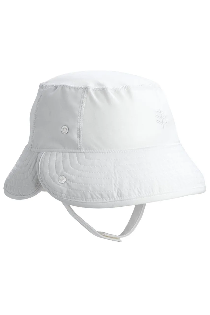 Baby Linden Sun Bucket Hat  |  White