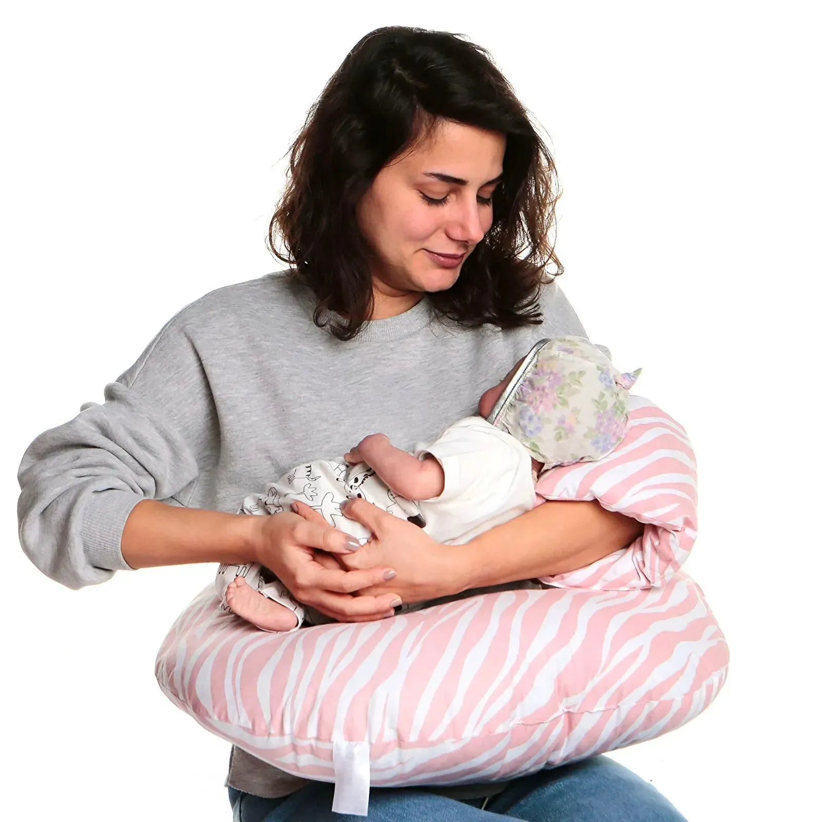 baby mom Eco Breastfeeding and Infant Support Pillow