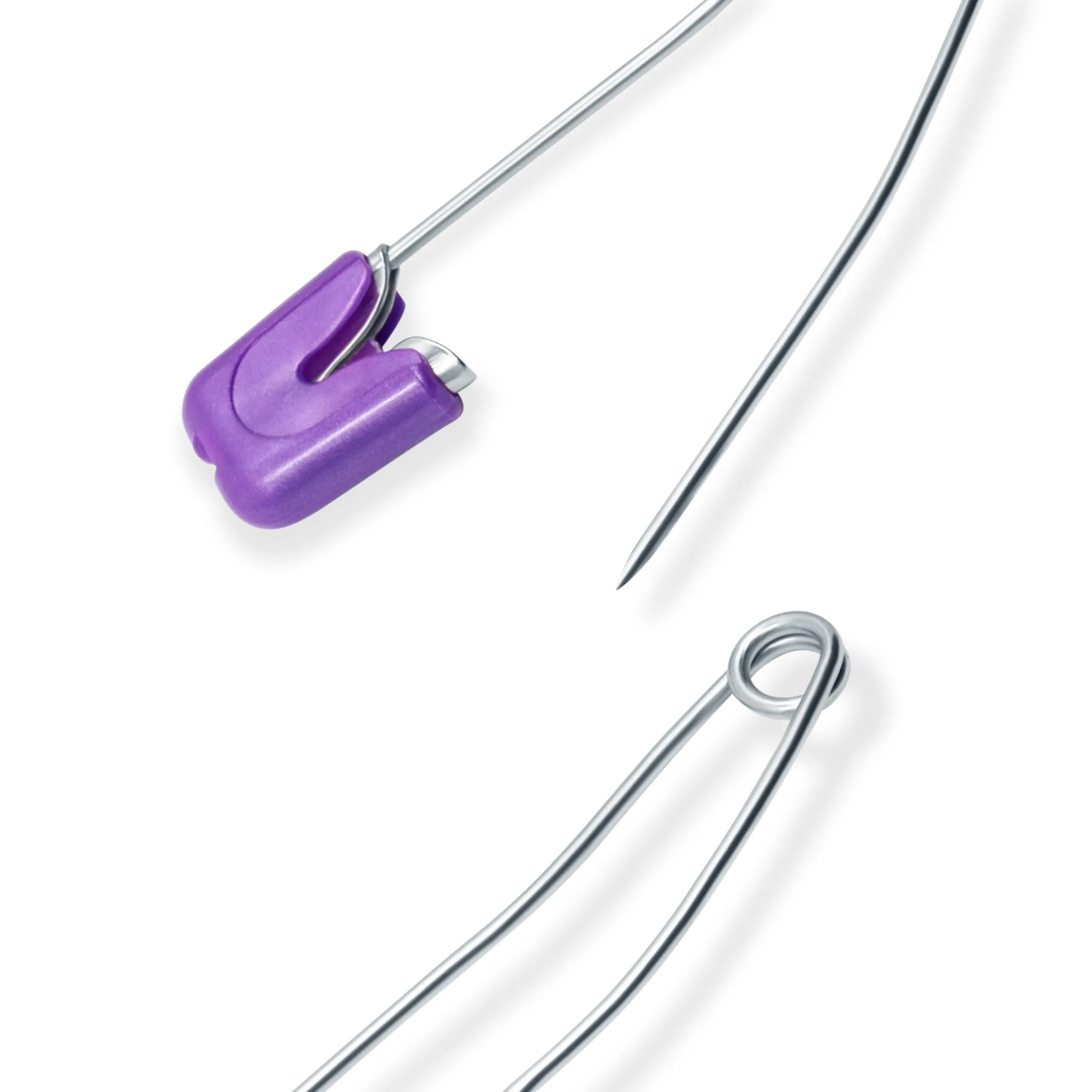 Baby-Safe Diaper Pins, 3-Pack