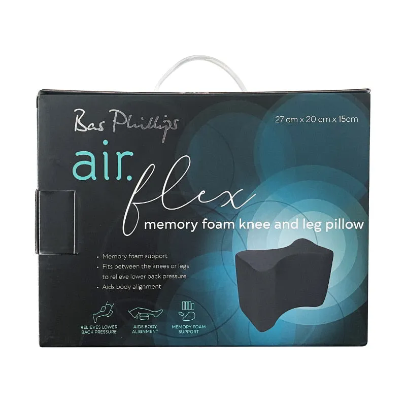 Bas Phillips Airflex Ergonomic Memory Foam Knee and Leg Support Pillow