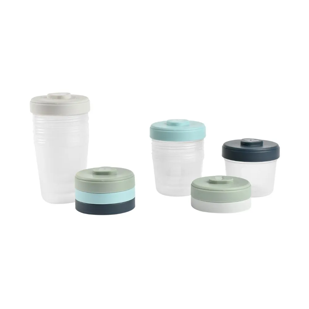 Beaba Toddler Food Storage Set – 8 Clip portions (4x150 ml   4x250 ml)