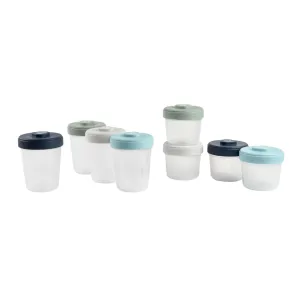 Beaba Toddler Food Storage Set – 8 Clip portions (4x150 ml   4x250 ml)