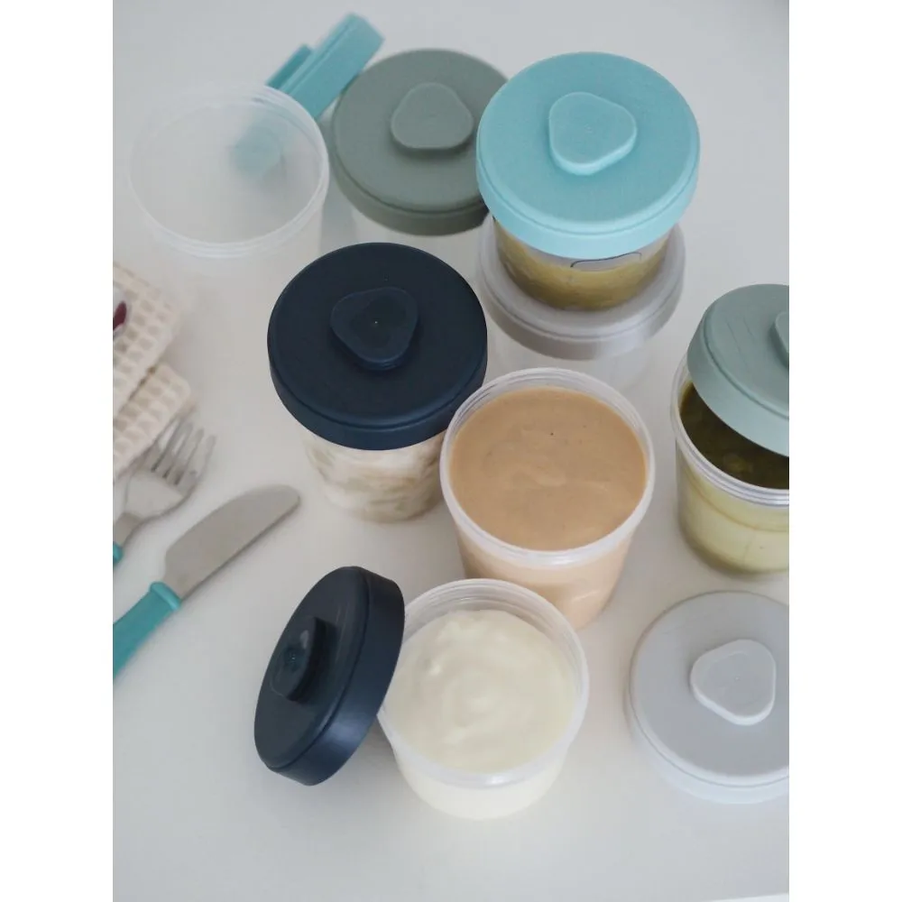 Beaba Toddler Food Storage Set – 8 Clip portions (4x150 ml   4x250 ml)