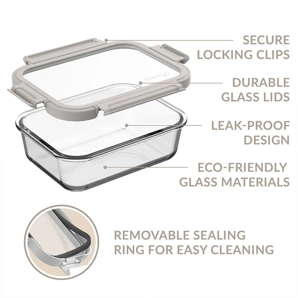Bentgo Glass Leak-Proof Food Storage Set (8pc)