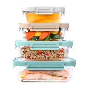 Bentgo Glass Leak-Proof Food Storage Set (8pc)