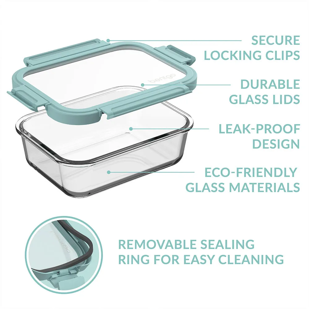 Bentgo Glass Leak-Proof Food Storage Set (8pc)