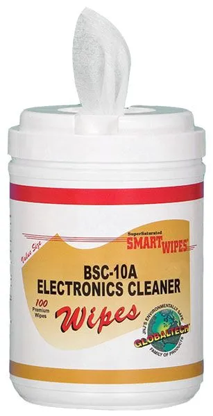BSC-10A Electronics Cleaner, 100 ct., 6" x 9"-12PK
