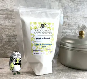 BULK Body Powder, by the Pound for Men - Natural Deodorant, loose dusting powder