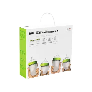 Comotomo - Baby Bottle Bundle Green