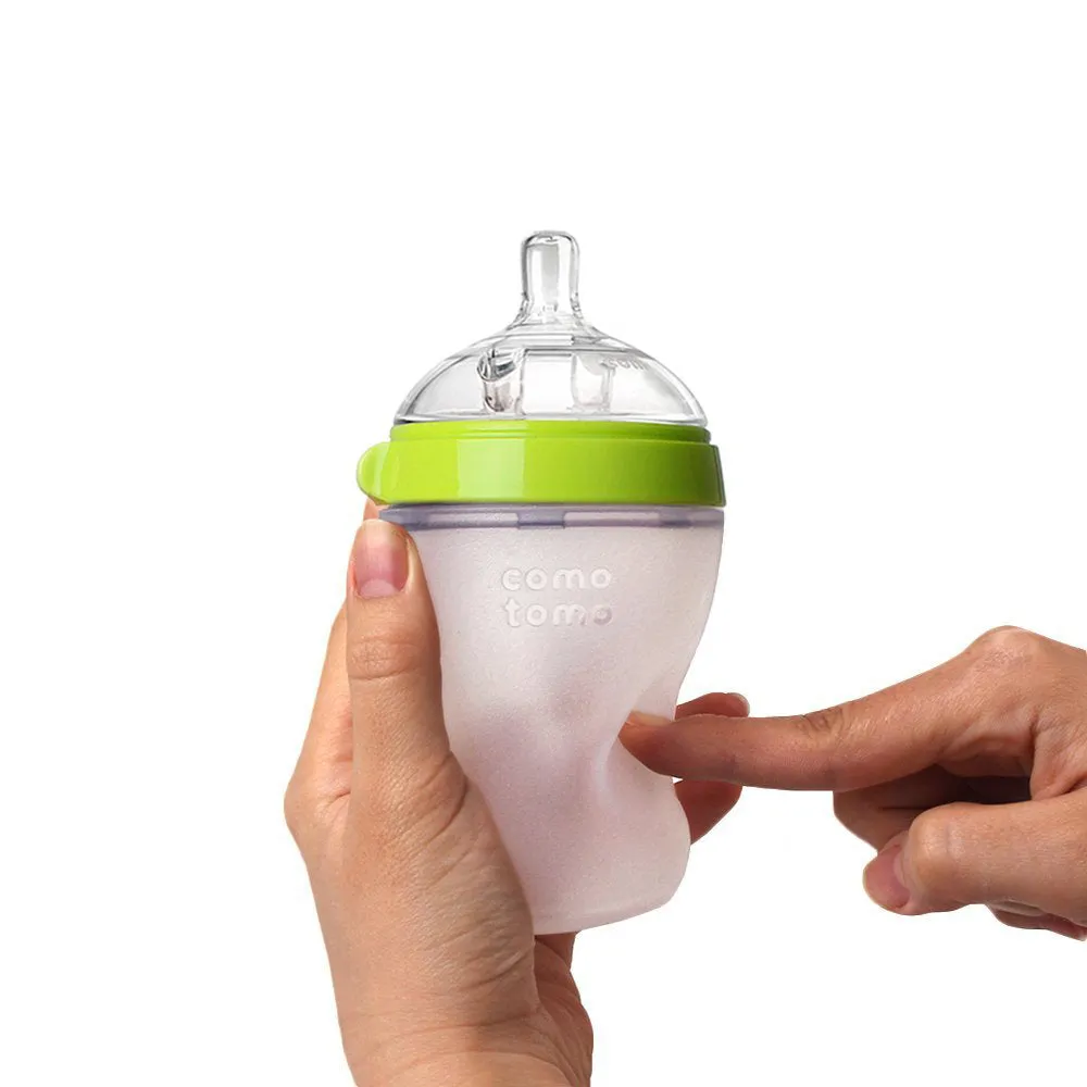 Comotomo - Baby Bottle Bundle Green