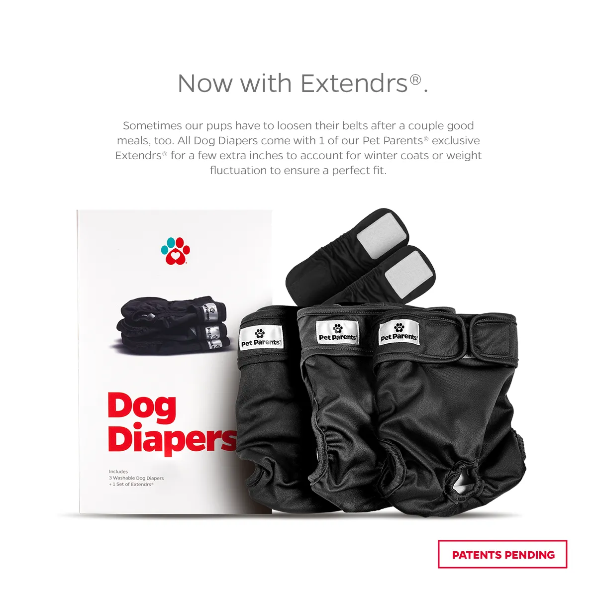 Dog Diapers (3-Pack)   Extendrs®