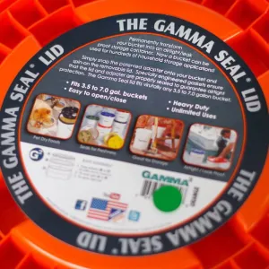 Gamma Seal Blue Screw-on Bucket & Pail Lid