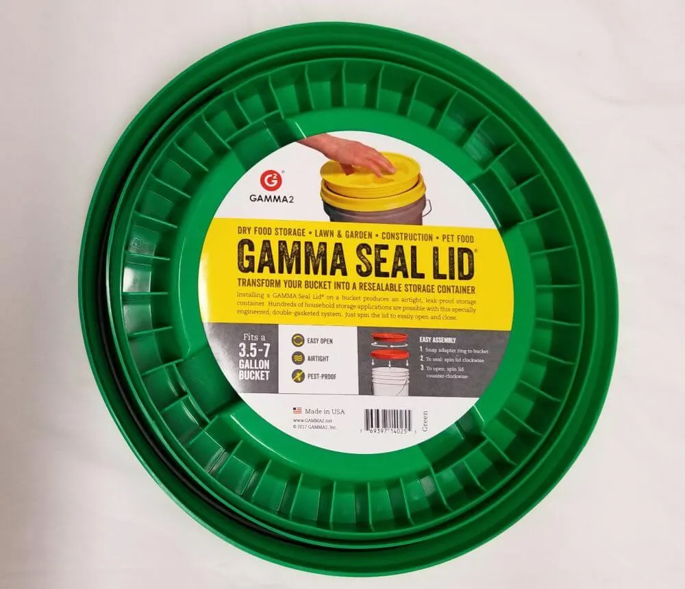 Gamma Seal Green Screw-on Bucket & Pail Lid