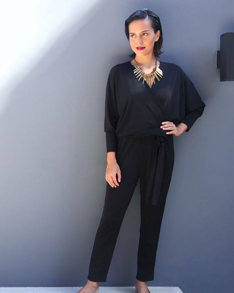 Jariet V-Neck Jersey Jumpsuit