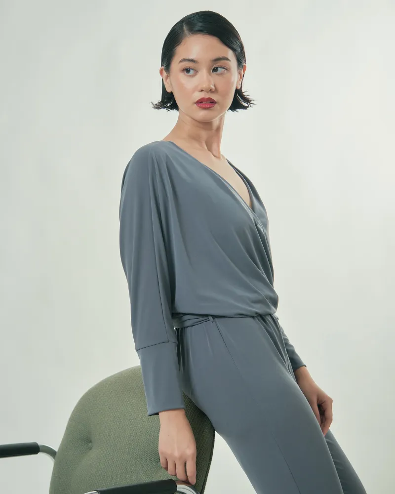 Jariet V-Neck Jersey Jumpsuit