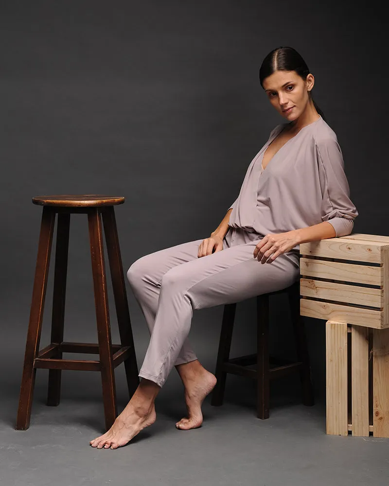Jariet V-Neck Jersey Jumpsuit
