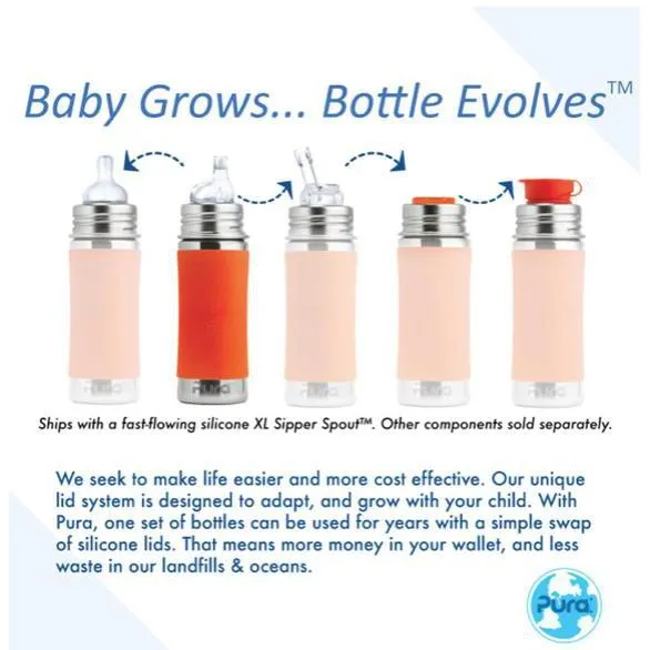 Kiki 9 oz Vacuum Insulated Baby Bottle