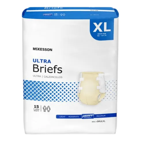 Mckesson Ultra Briefs, Heavy Absorbent Diapers With Tabs