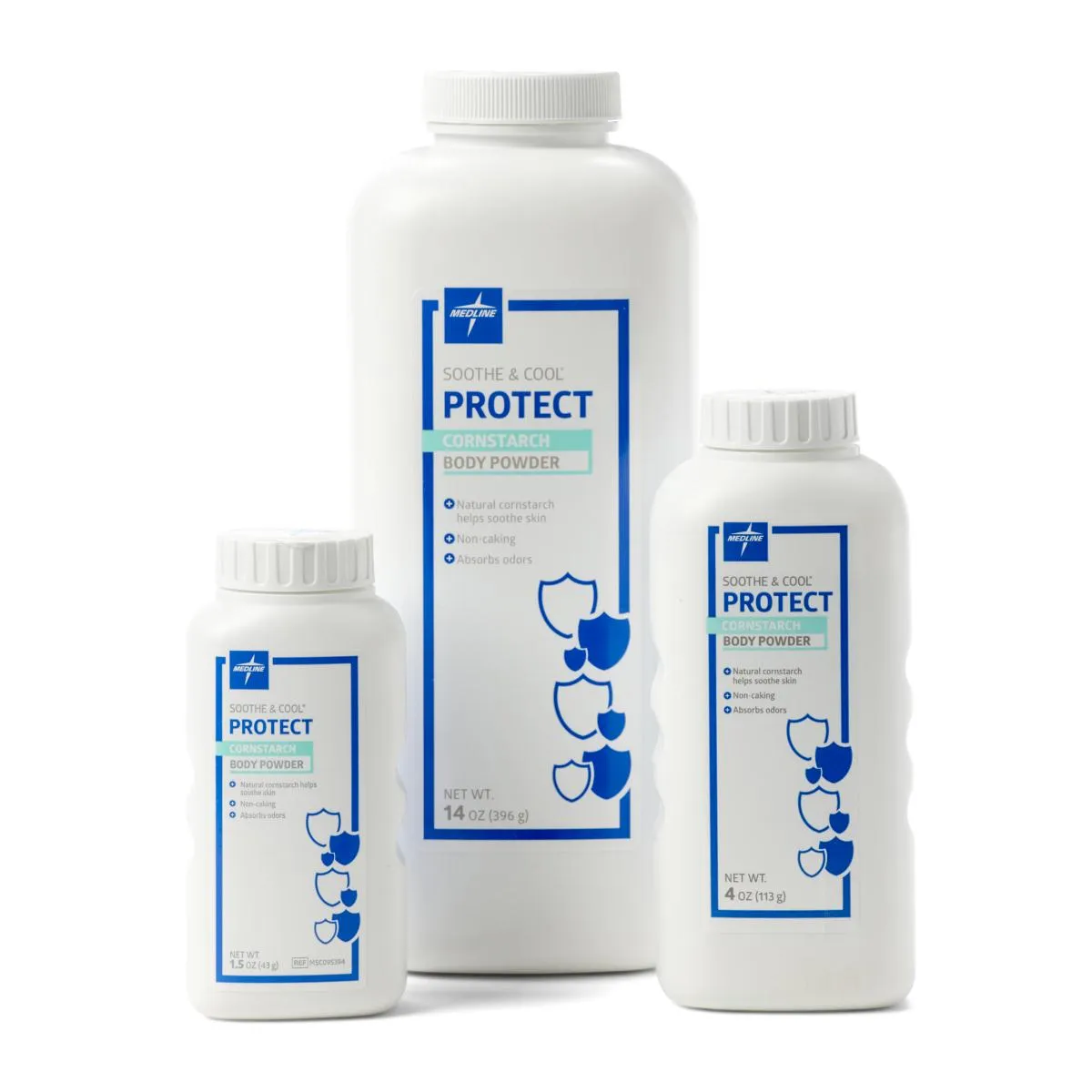 Medline Soothe and Cool Cornstarch Body Powder
