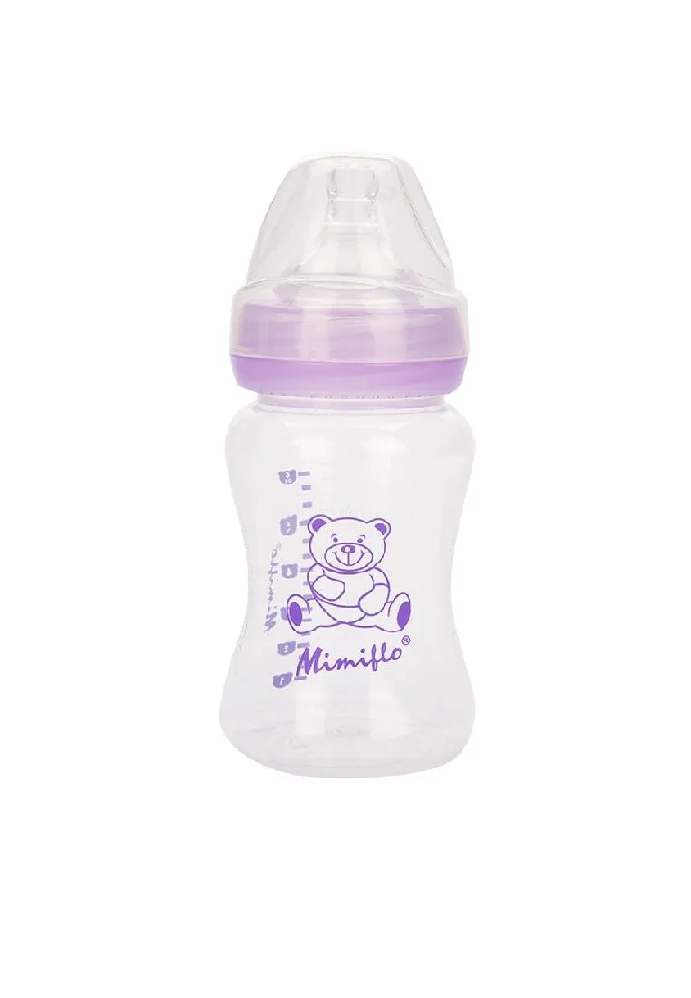 Mimiflo 3 piece Wide-neck PP Feeding Bottle 6oz