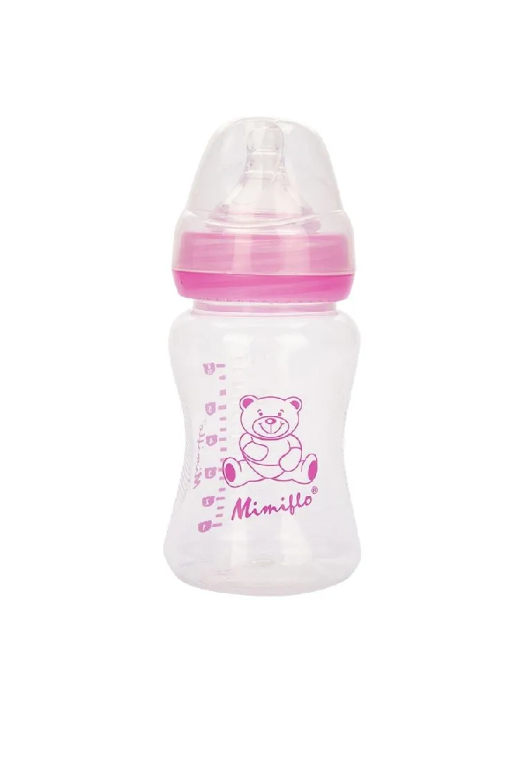 Mimiflo 3 piece Wide-neck PP Feeding Bottle 6oz