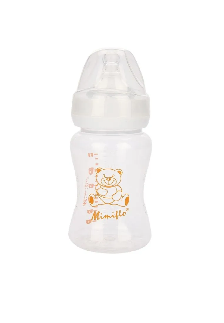 Mimiflo 3 piece Wide-neck PP Feeding Bottle 6oz