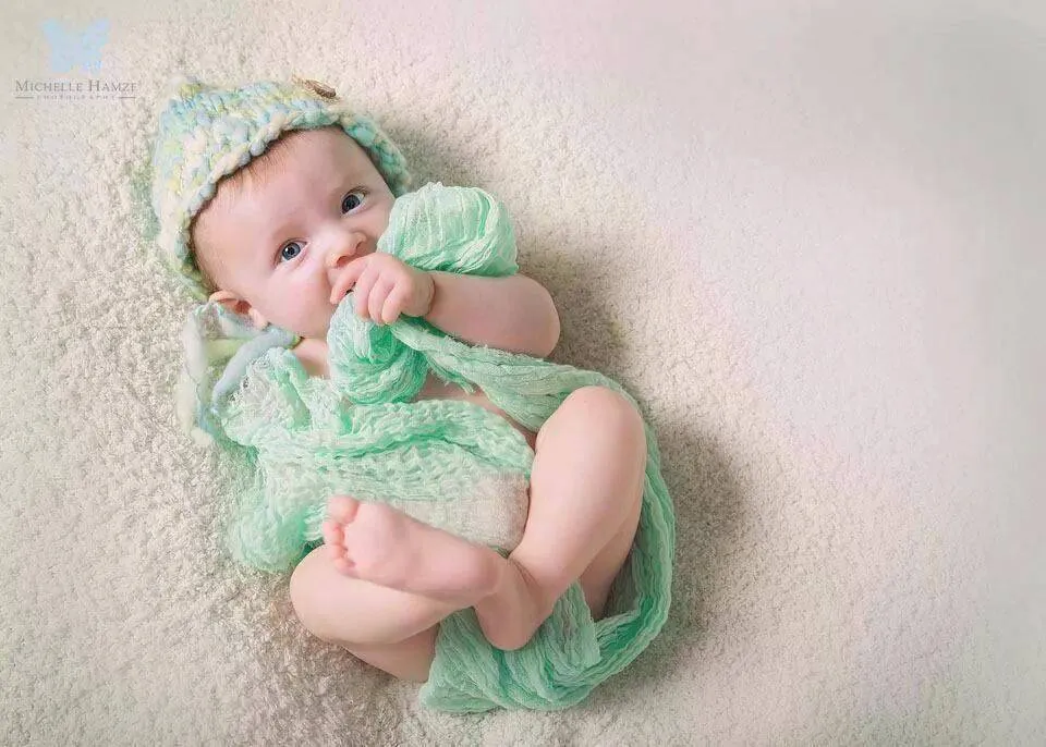Mint Green Cheesecloth Baby Wrap Cheese Cloth Fabric