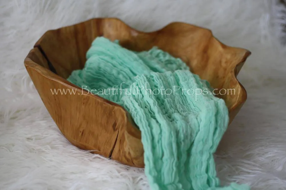 Mint Green Cheesecloth Baby Wrap Cheese Cloth Fabric