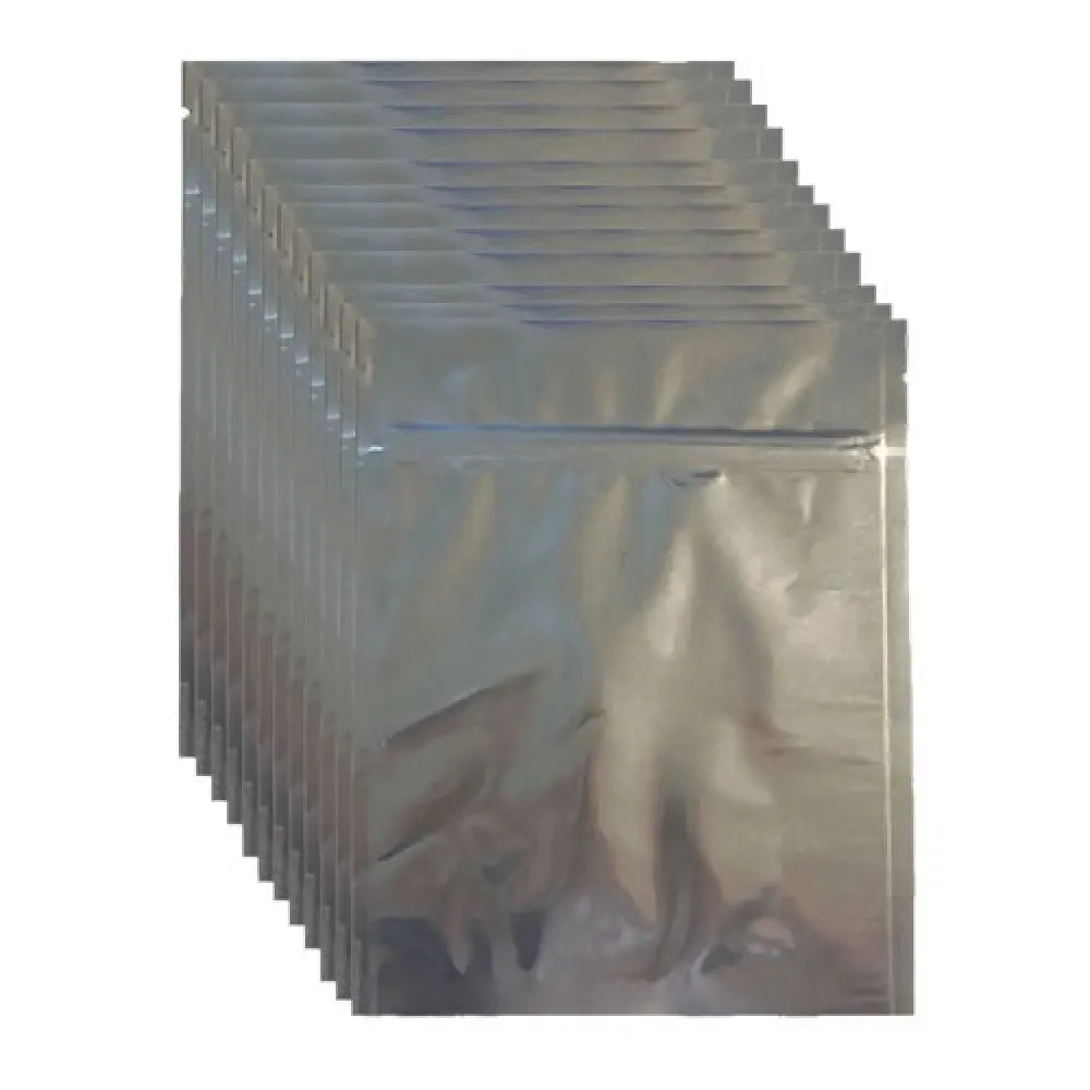 Mylar Bags:  1-QUART, 8" x 10" with 2" Ziplock (25-pack)