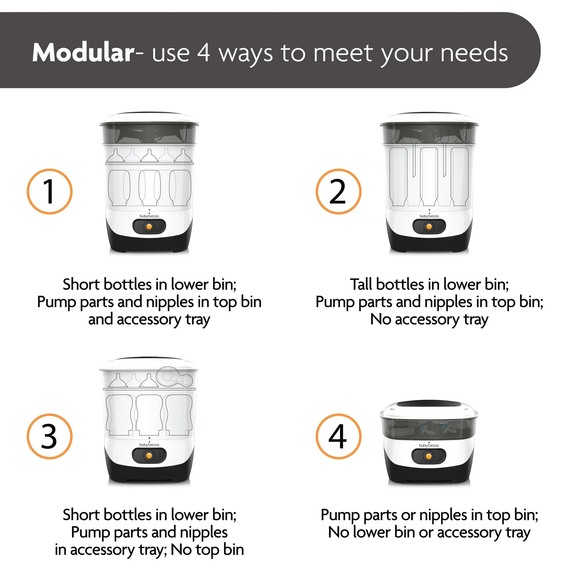 New! One Step™ Baby Bottle Sterilizer