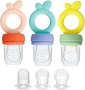 PandaEar Silicone Baby Food Fruit Feeder Pacifier