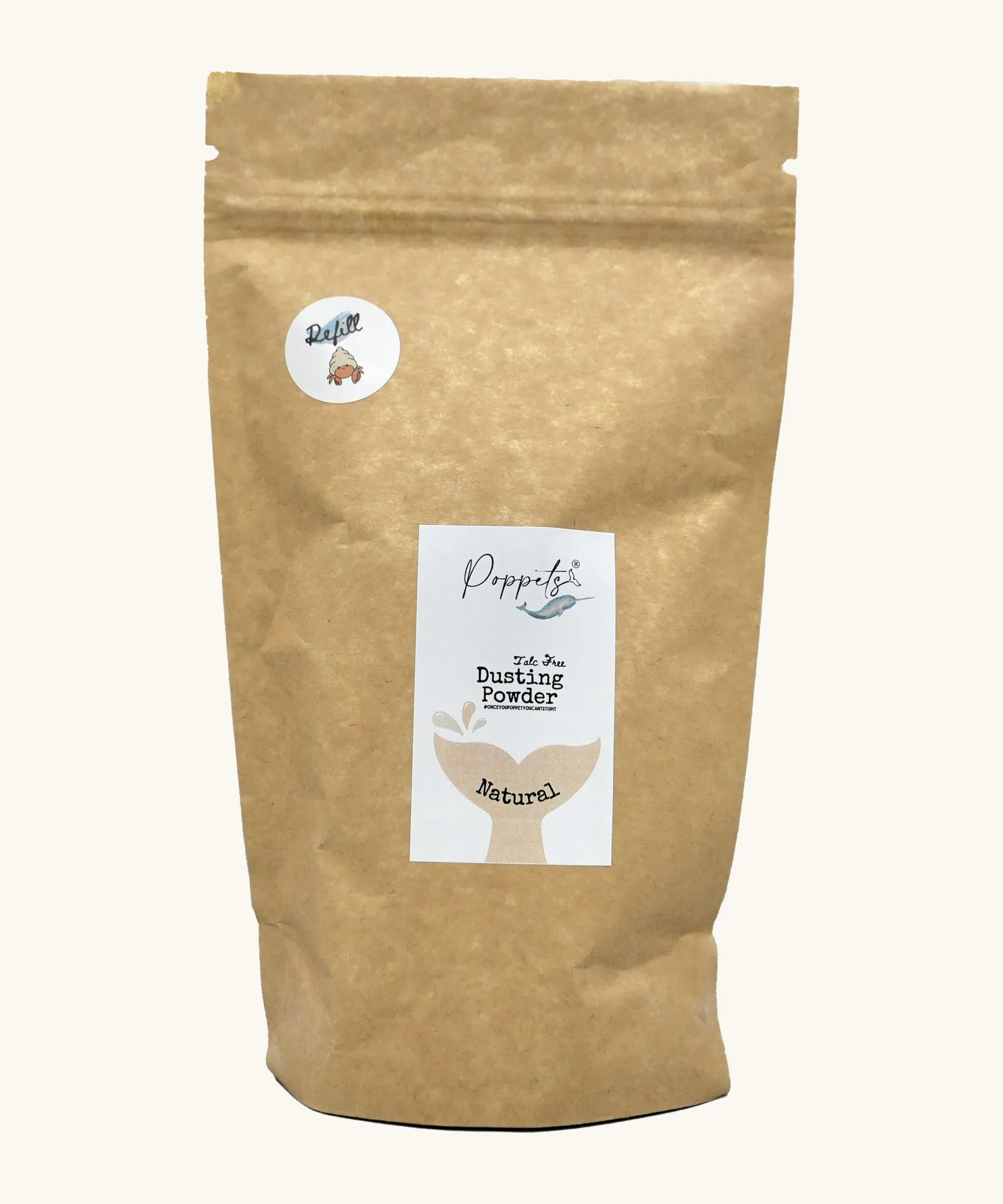 Poppets Talc Free Baby Powder Refill Pouch - 160g