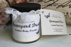 Scented Handmade Talc Free Body Powder, "Graveyard Dust"