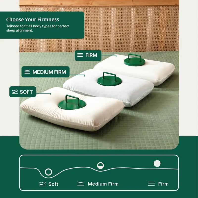 The White Willow Pillow for Neck Pain Relief-Pillow Set of 2-Memory Foam Pillow Cool Gel-Orthopedic Bed Pillow for Sleeping-Cervical Pillow for Neck & Shoulder Pain-Medium Firm Pillow-King Size-5" H