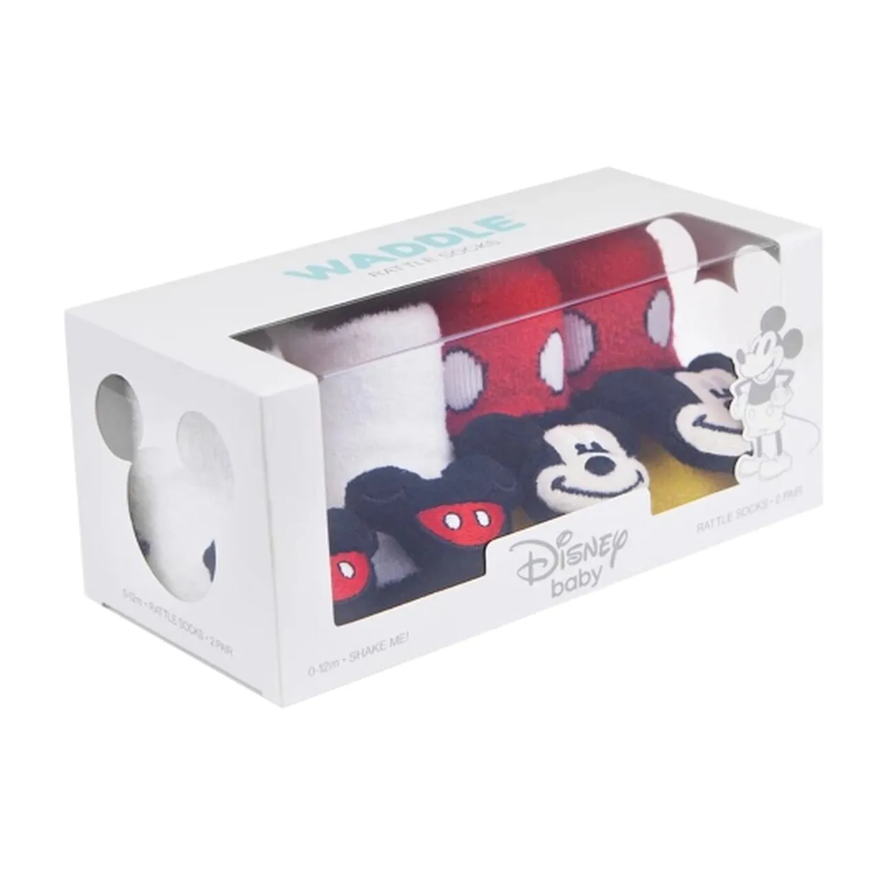 Waddle Mickey Mouse Rattle Socks