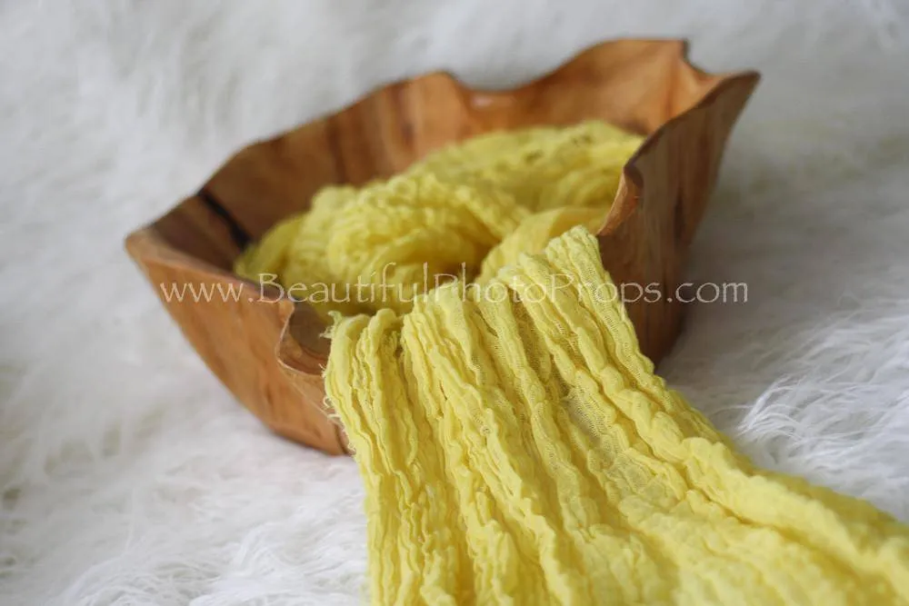 Yellow Cheesecloth Baby Wrap Cheese Cloth Fabric